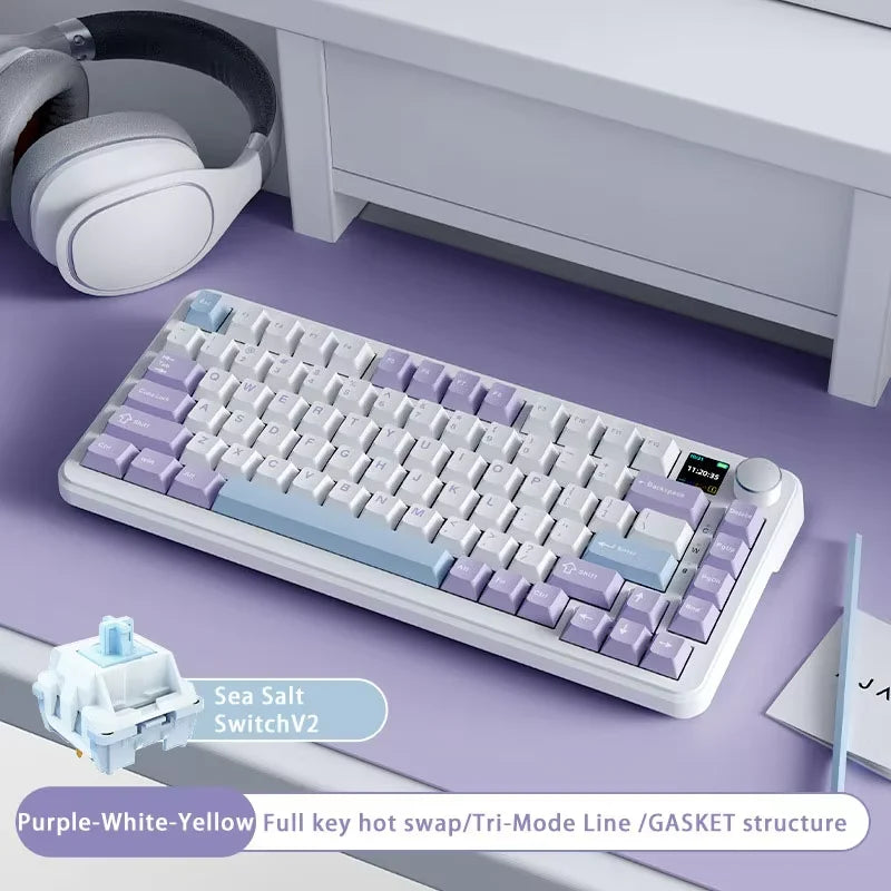 FORMFACTR x AJAZZ AK820 Wireless Mechanical Keyboard-Tri-Mode, RGB, Hot-Swappable