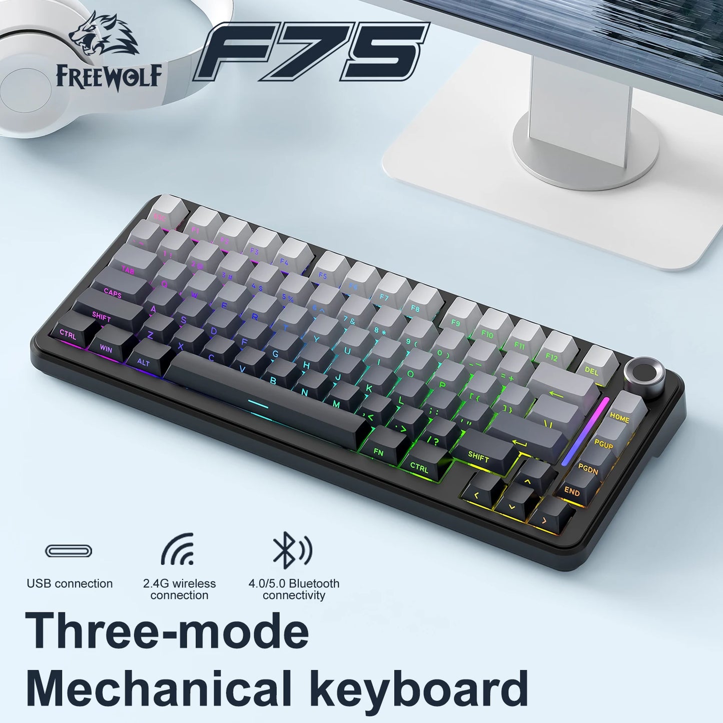 FORMFACTR x Aula F75 Wireless Mechanical Gaming Keyboard