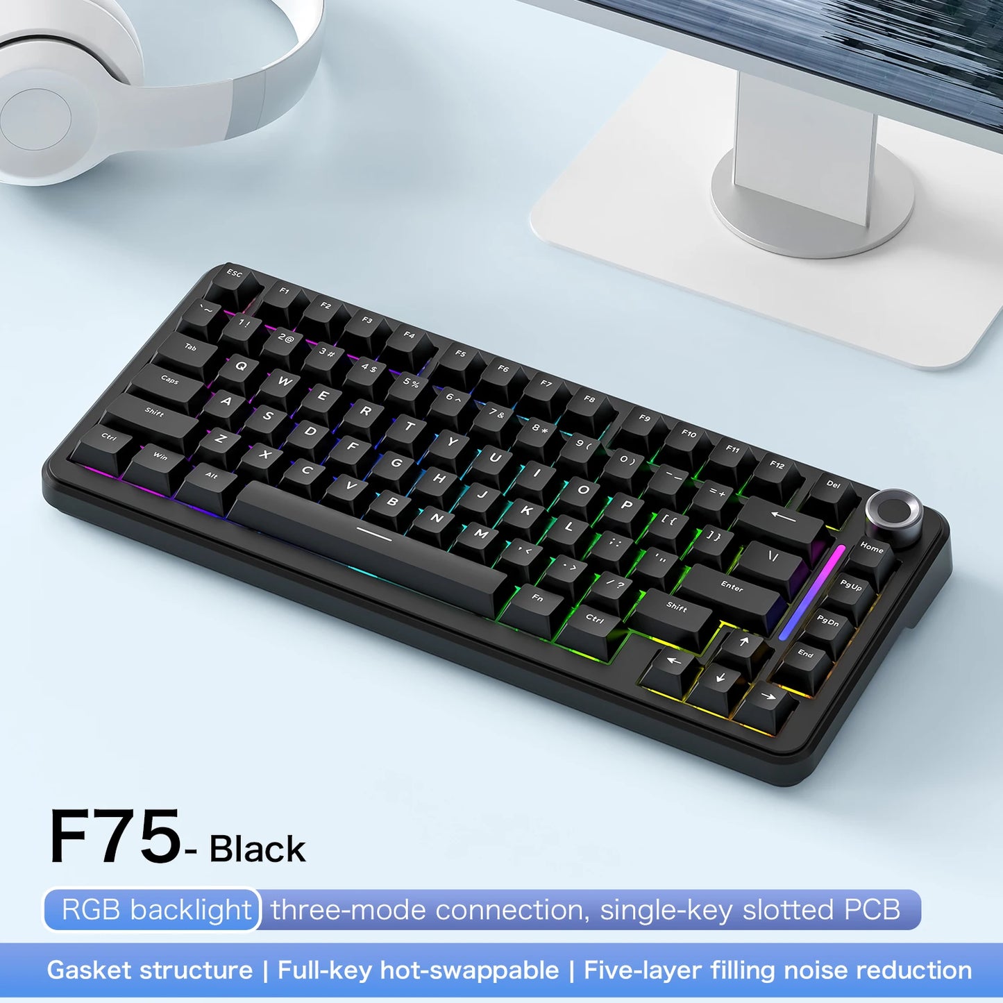 FORMFACTR x Aula F75 Wireless Mechanical Gaming Keyboard