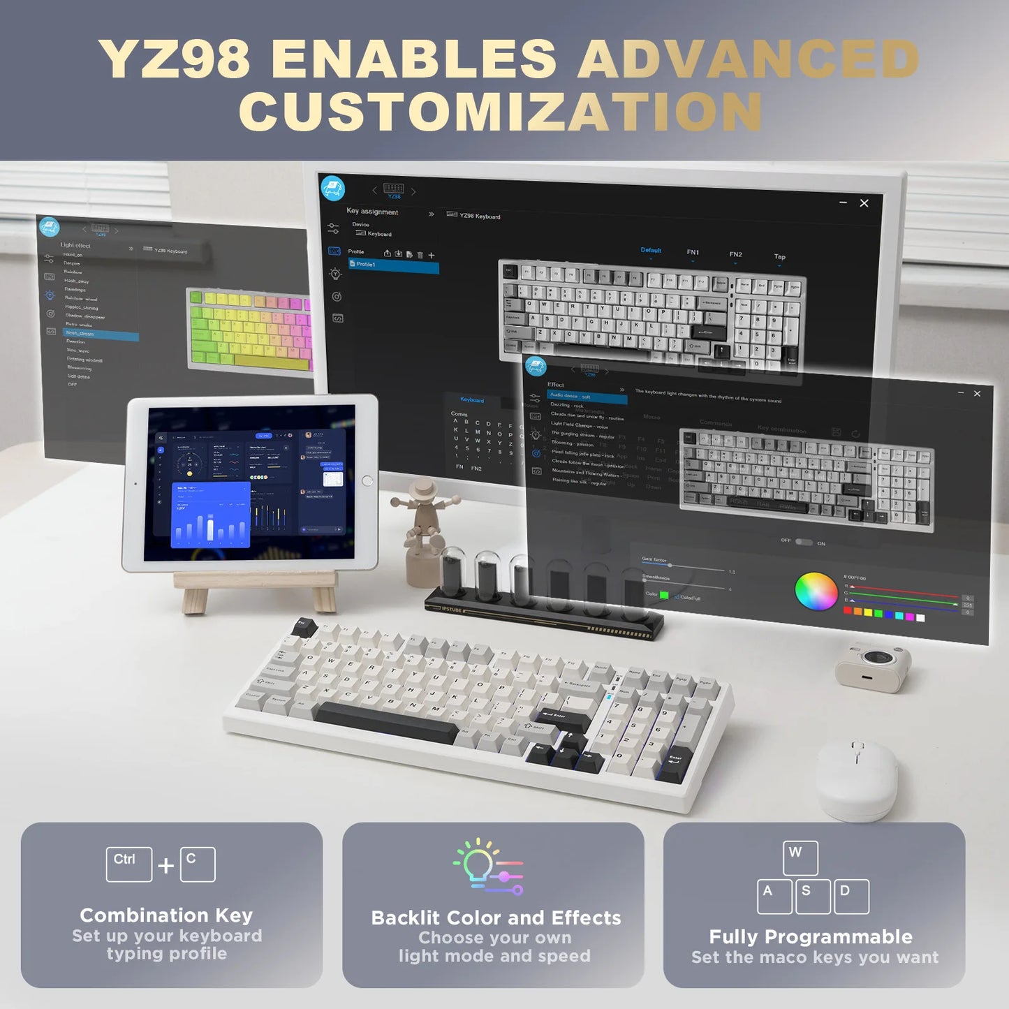 FORMFACTR x YUNZII YZ98 Mechanical Wireless Gaming Keyboard