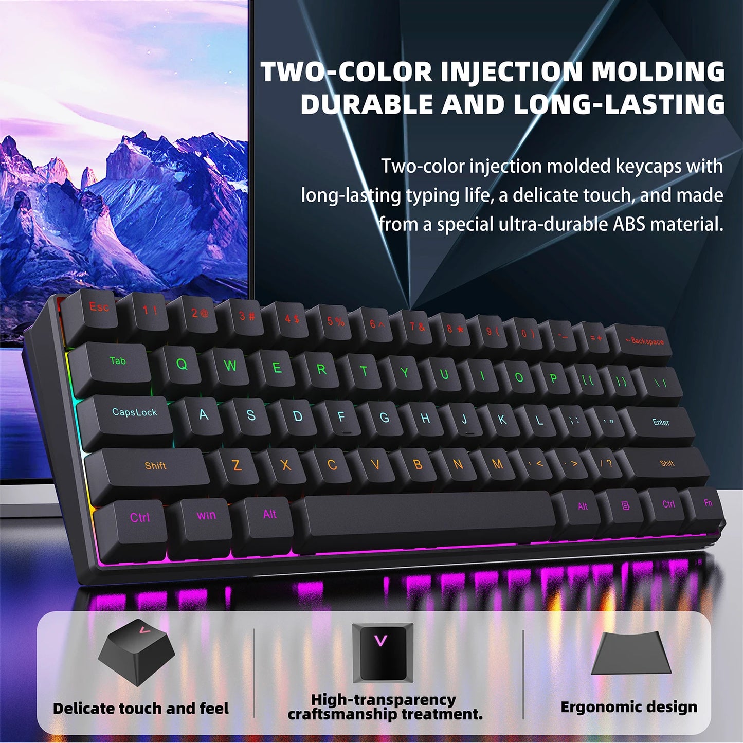 FORMFACTR x ZSUS Z61-B USB Gaming Mechanical Keyboard