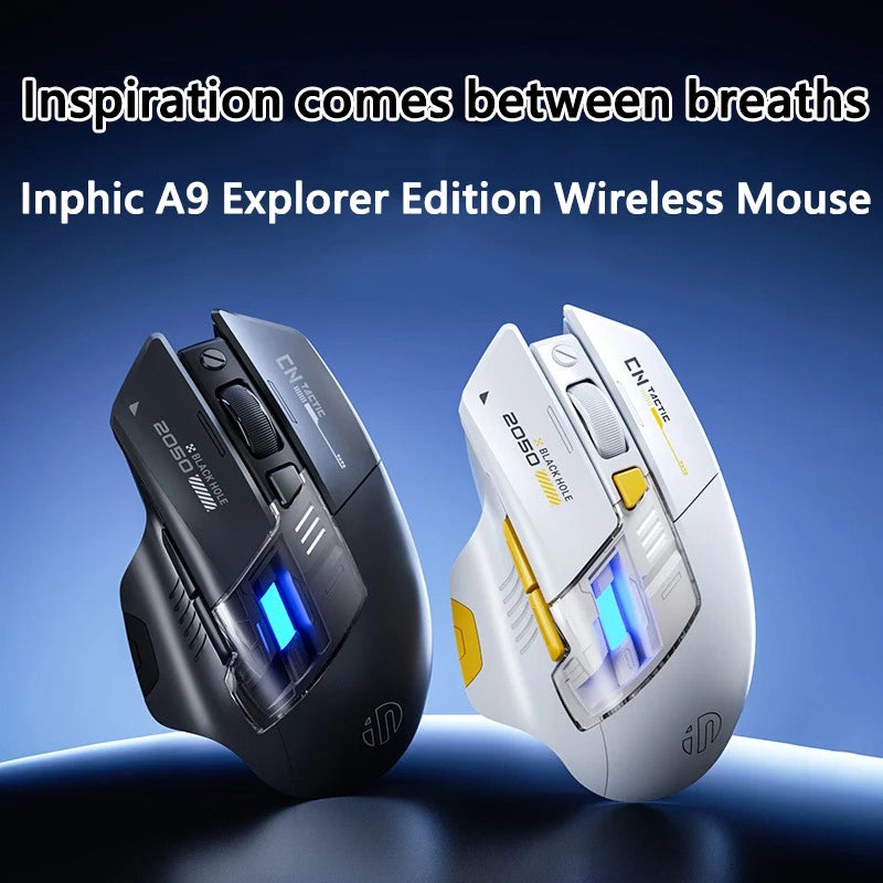 FORMFACTR x Inphic A9 Explorer Wireless Mouse – Performance, Comfort & Long Battery Life