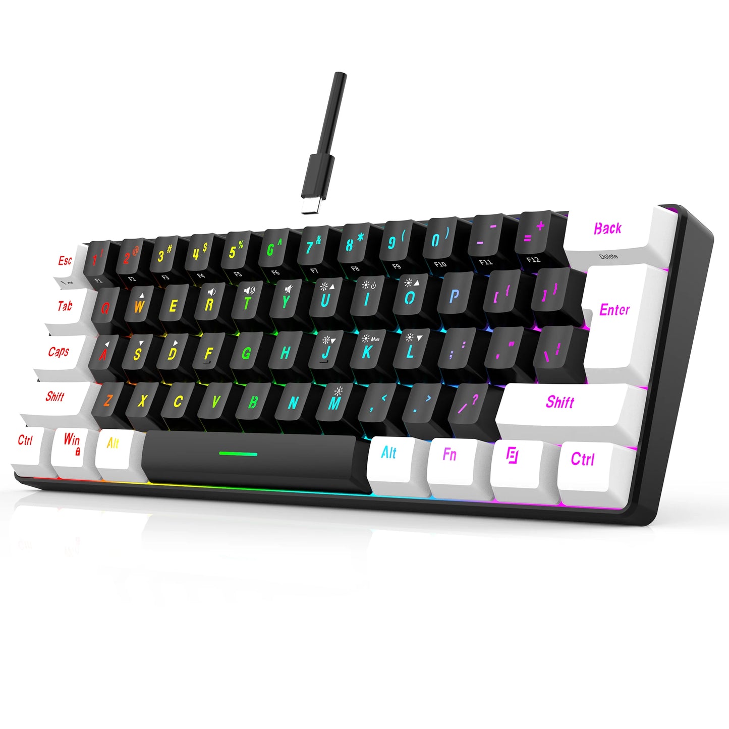 FORMFACTR StrikeMini 60% RGB Waterproof Wired Gaming Keyboard