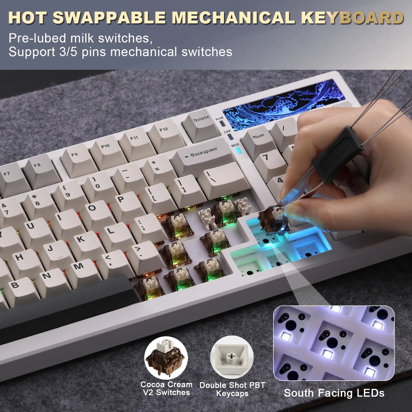 FORMFACTR x YUNZII YZ98 Mechanical Wireless Gaming Keyboard