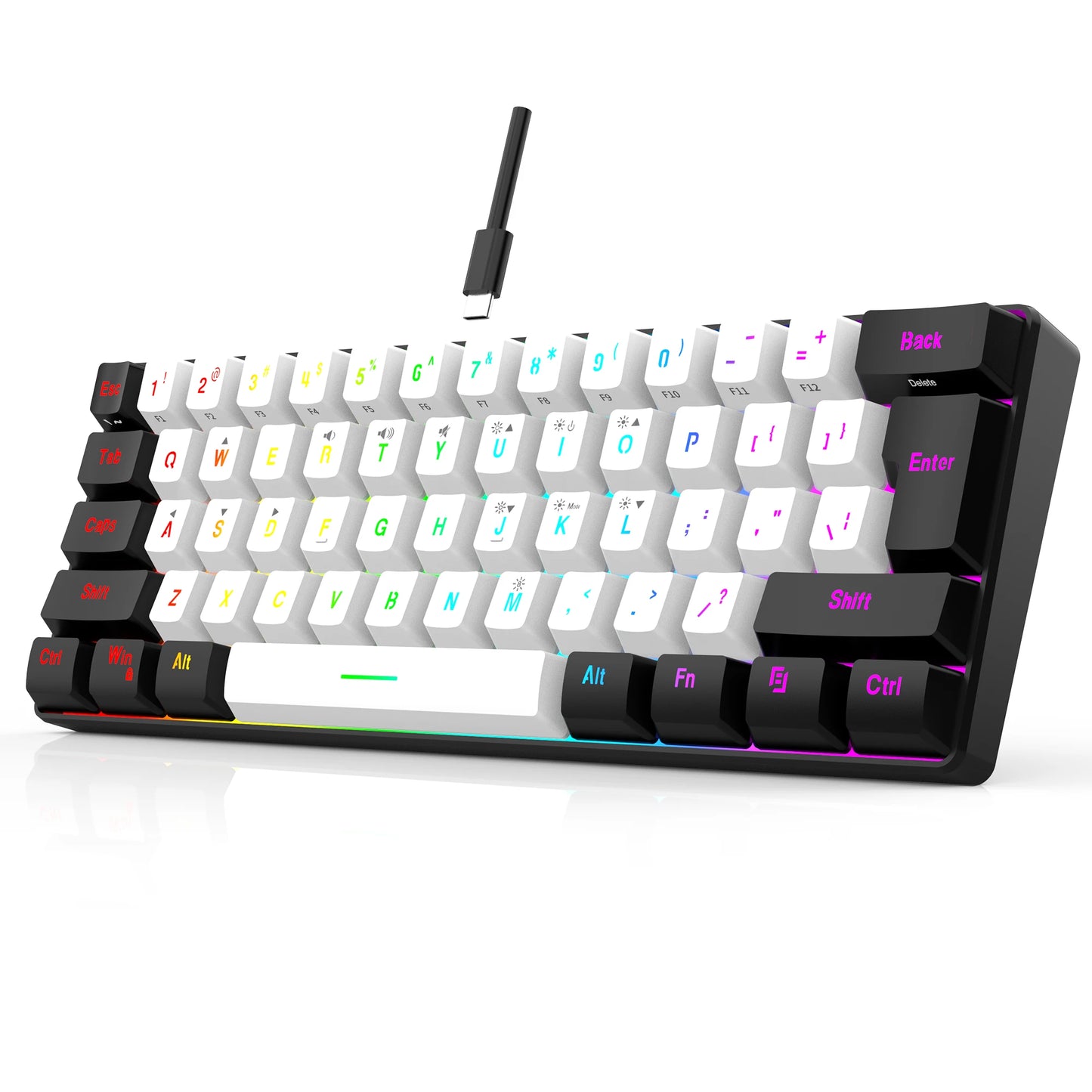 FORMFACTR StrikeMini 60% RGB Waterproof Wired Gaming Keyboard