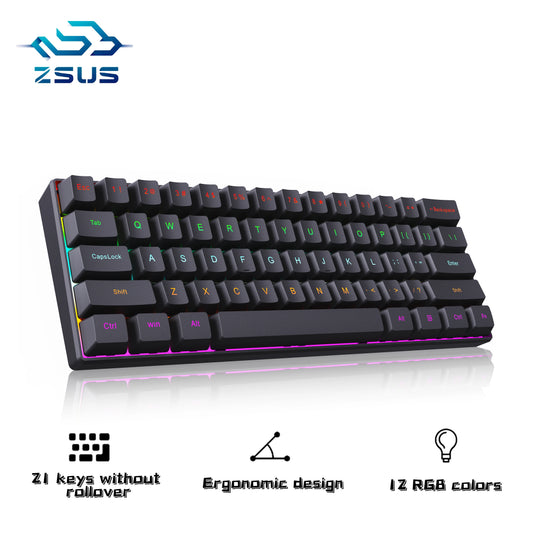 FORMFACTR x ZSUS Z61-B USB Gaming Mechanical Keyboard