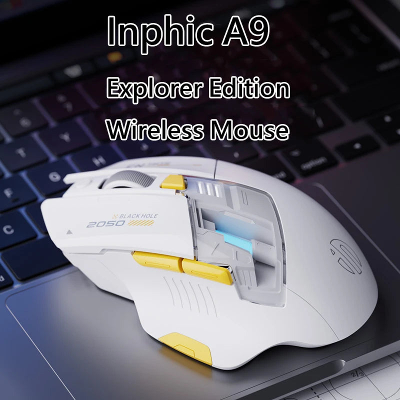 FORMFACTR x Inphic A9 Explorer Wireless Mouse – Performance, Comfort & Long Battery Life