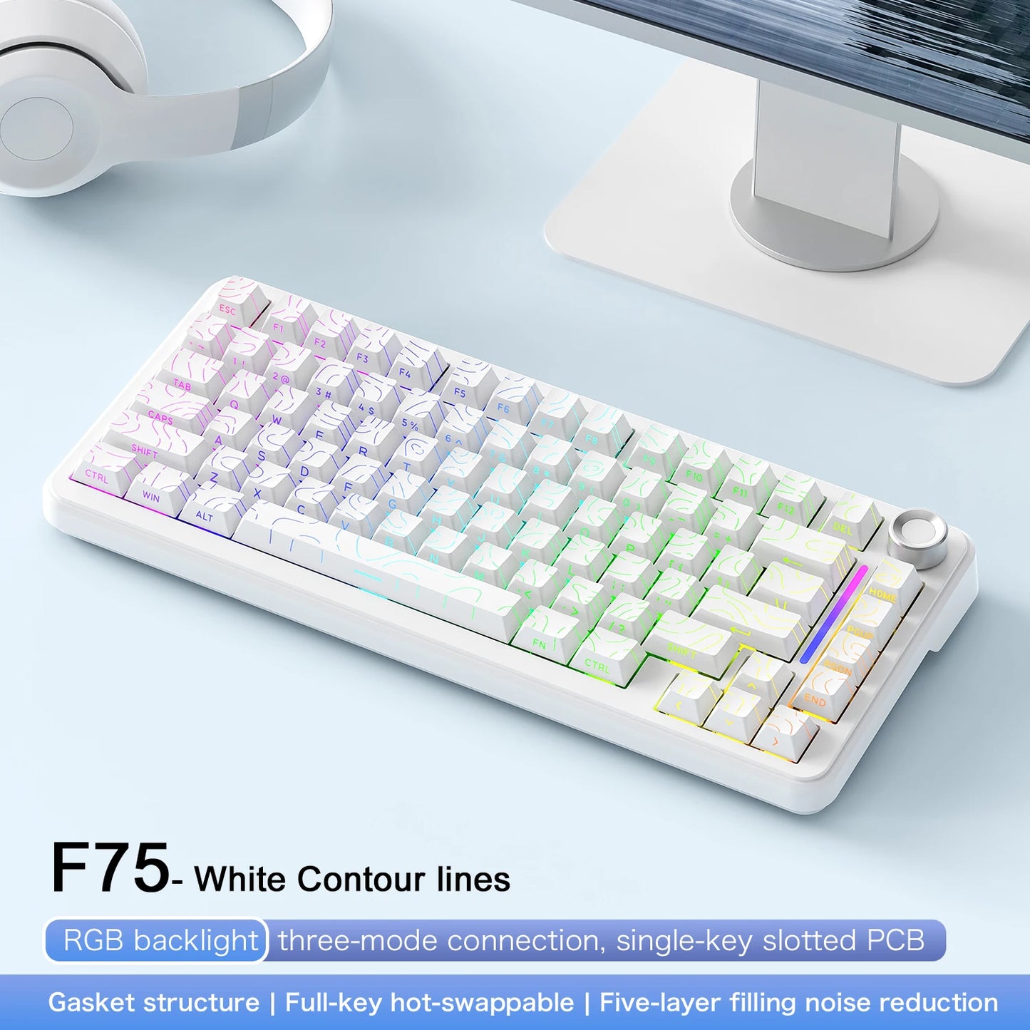 FORMFACTR x Aula F75 Wireless Mechanical Gaming Keyboard