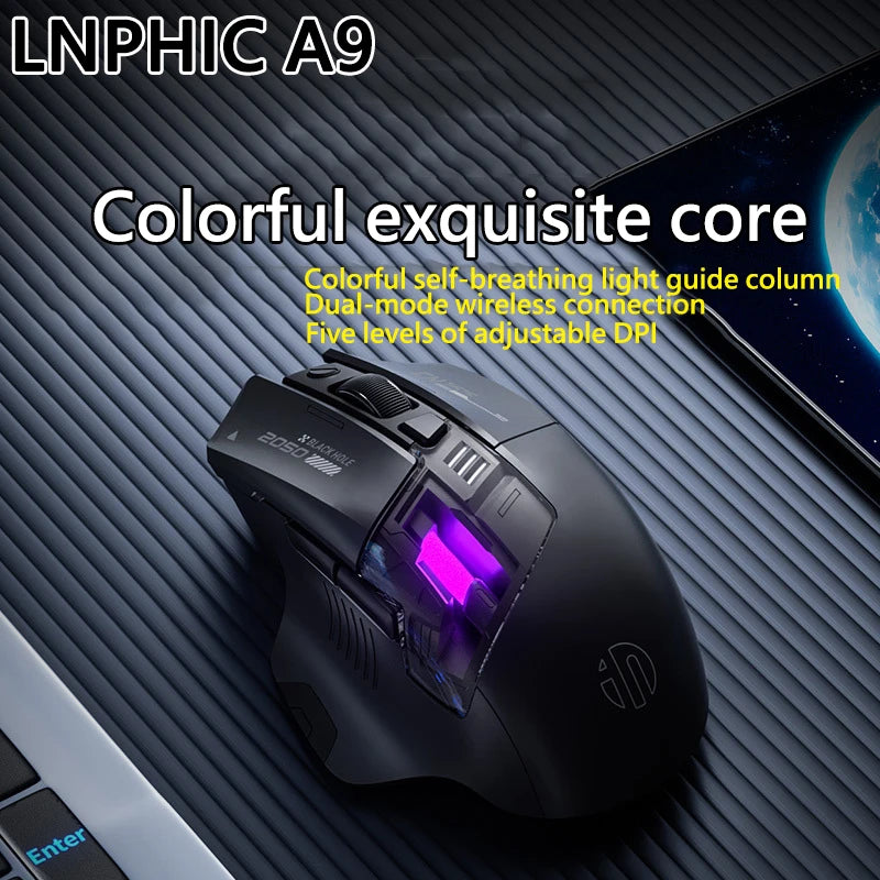 FORMFACTR x Inphic A9 Explorer Wireless Mouse – Performance, Comfort & Long Battery Life
