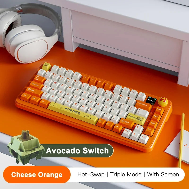 FORMFACTR x AJAZZ AK820 Wireless Mechanical Keyboard-Tri-Mode, RGB, Hot-Swappable