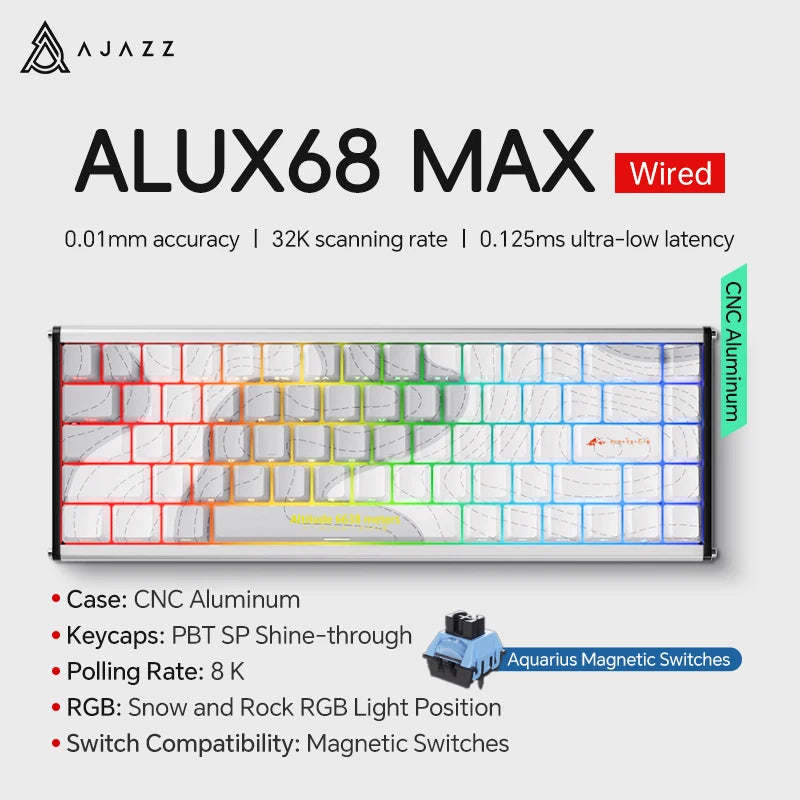 FORMFACTR x Ajazz AK680 MAX – 60% Hall Effect Mechanical Gaming Keyboard