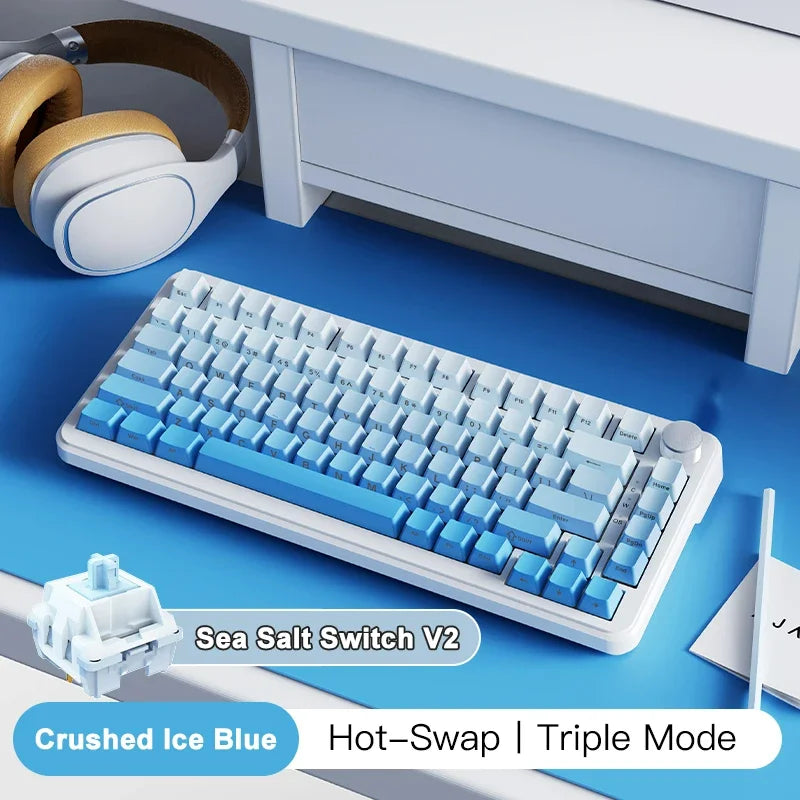 FORMFACTR x AJAZZ AK820 Wireless Mechanical Keyboard-Tri-Mode, RGB, Hot-Swappable