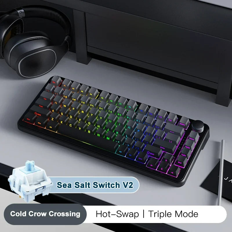 FORMFACTR x AJAZZ AK820 Wireless Mechanical Keyboard-Tri-Mode, RGB, Hot-Swappable