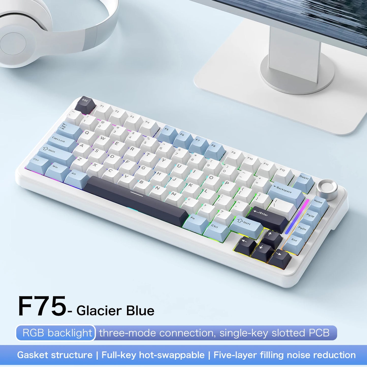 FORMFACTR x Aula F75 Wireless Mechanical Gaming Keyboard