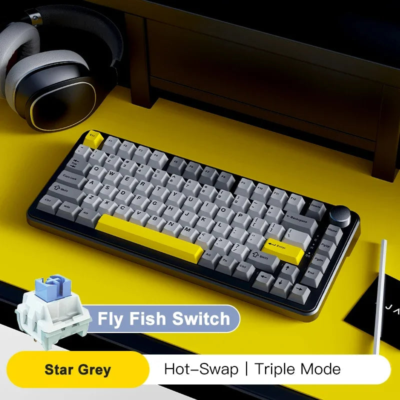FORMFACTR x AJAZZ AK820 Wireless Mechanical Keyboard-Tri-Mode, RGB, Hot-Swappable