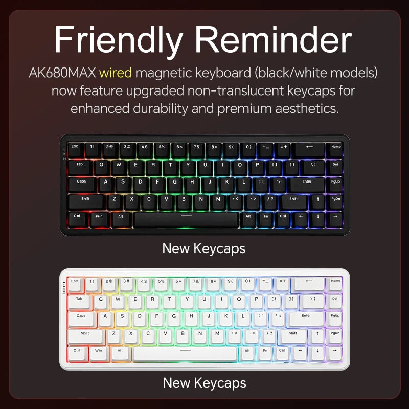 FORMFACTR x Ajazz AK680 MAX – 60% Hall Effect Mechanical Gaming Keyboard